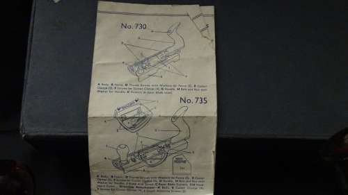 Record Fibreboard Planes No 730 and 735 Planes made in England