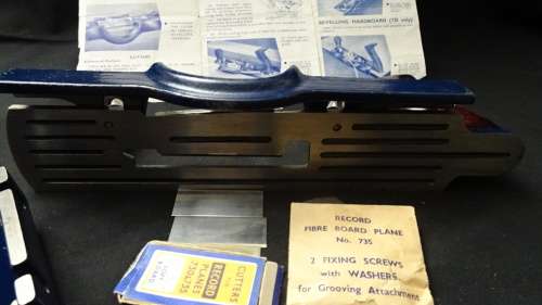 Record Fibreboard Planes No 730 and 735 Planes made in England