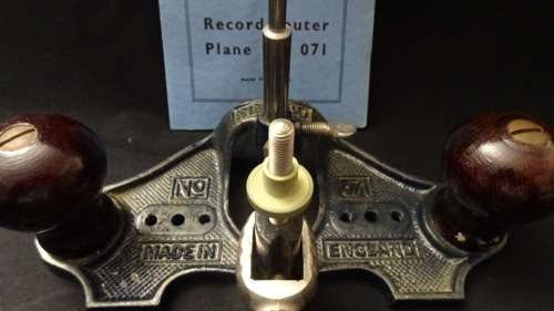 Record Router Plane No 71 Made in England