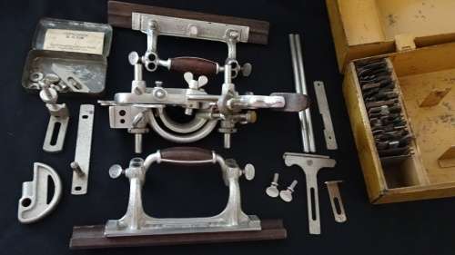 Stanley Spurs  No 55  Rule and Level Plant made in U.S.A  with accessories in Original Box