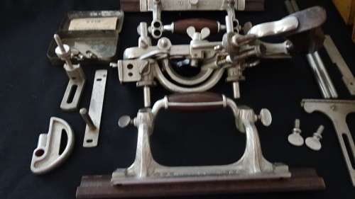 Stanley Spurs  No 55  Rule and Level Plant made in U.S.A  with accessories in Original Box