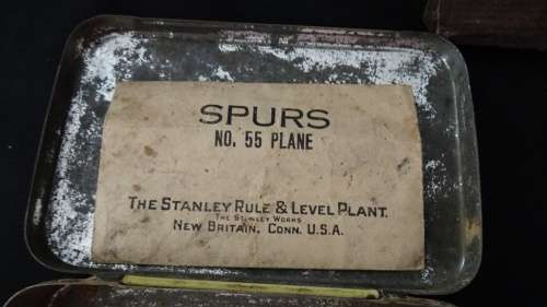Stanley Spurs  No 55  Rule and Level Plant made in U.S.A  with accessories in Original Box