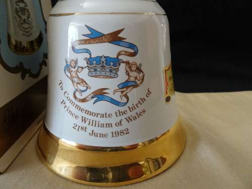 Very Rare Commemorate the Birth of Prince William of Wales 21June 1982 Whiskey Decanter Sealed 500ml
