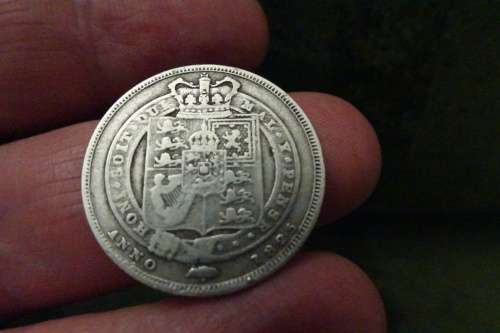 1825 Silver One Shilling Great Britain