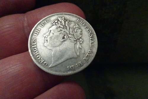 1825 Silver One Shilling Great Britain