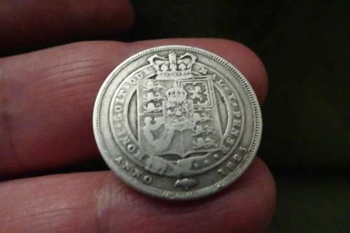 1825 Silver One Shilling Great Britain