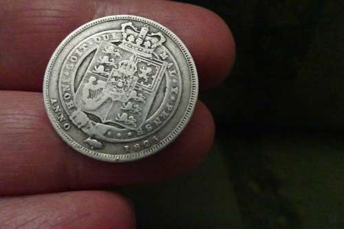 1825 Silver One Shilling Great Britain