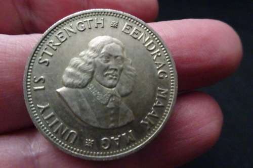 1961 Republic of South Africa Silver 20 Cent