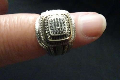 Stunning 925 Silver Three Piece Wedding Set - Dim 18mm  - Excellent Condition