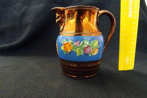 Stunning Lusterware Milk Jug  - Excellent Condition  -  13 cm High