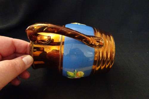 Stunning Lusterware Milk Jug  - Excellent Condition  -  13 cm High