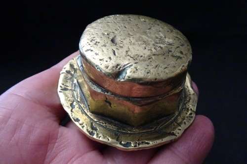 Vintage Old Brass Wheel/Cart Hub Cap