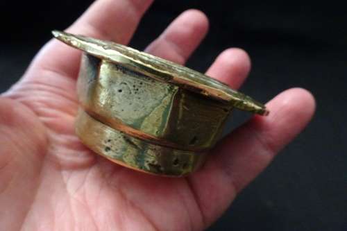 Vintage Old Brass Wheel/Cart Hub Cap