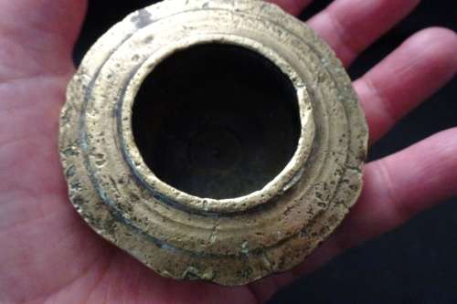 Vintage Old Brass Wheel/Cart Hub Cap