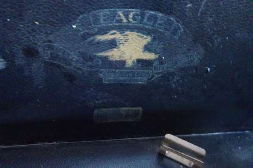 Antique Eagle Wind -up Gramophone  in working condition  record included