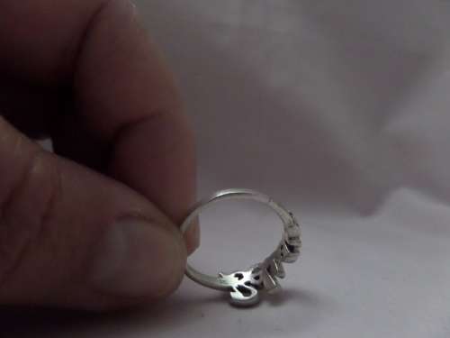 925 Silver Ring - Believe-3.1 grams - Dim 18mm