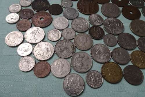 Lot of 88 South African and International Coin (Bid for the Lot)