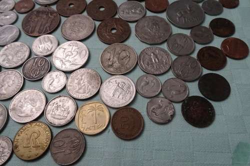 Lot of 88 South African and International Coin (Bid for the Lot)