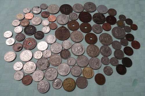 Lot of 88 South African and International Coin (Bid for the Lot)
