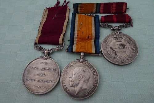Very Rare Set of WW2 Medals awarded to 16524 T.S.M  Jr H Fandam   -   R.A.M.C