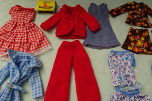 Lot of Vintage Dolls Clothes