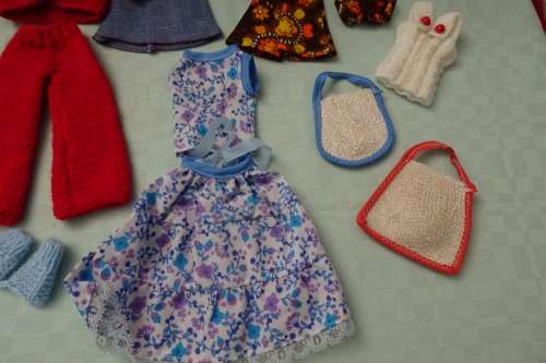 Lot of Vintage Dolls Clothes