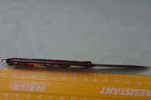 Very Rare Vintage Okapi made in Germany Multi Colored Pocket Knife