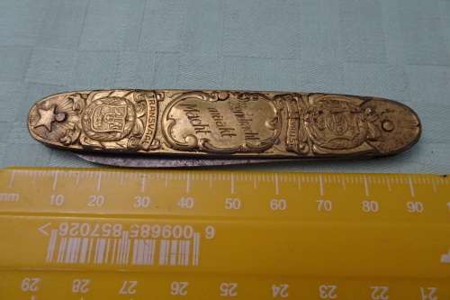 Eendracht maakt Macht   - Kruger en De Wet  - Solingen  Pocket Knife