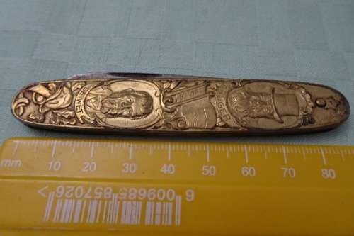 Eendracht maakt Macht   - Kruger en De Wet  - Solingen  Pocket Knife