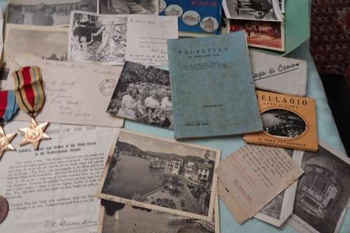 Set of WW2 Medals awarded to 108183 C.V. Smith and Lots of War Memorabilia Included