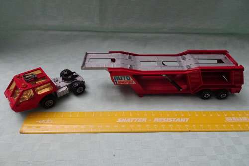 1976 Lesney Matchbox Super-Kings made in England K10 Car Auto Transporter