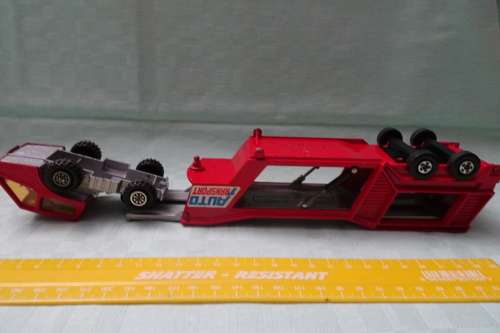 1976 Lesney Matchbox Super-Kings made in England K10 Car Auto Transporter
