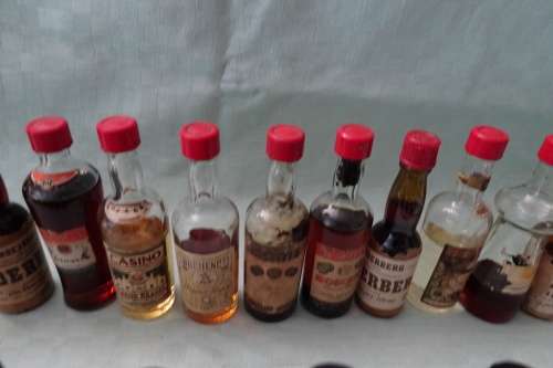 Lot of 28 Vintage Liqueur Miniature Bottles