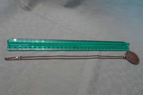 Stunning 925 Pendant with a 1952 Silver Five Shilling Coin and a 925 Silver Necklace