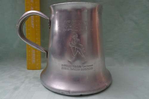 Very Very Rare Vintage Johnnie Walker Born 1820 Still going Strong Aluminum Water Jug