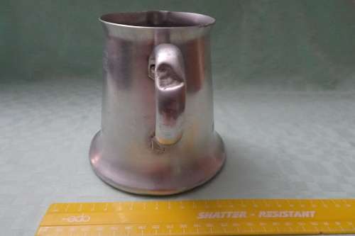 Very Very Rare Vintage Johnnie Walker Born 1820 Still going Strong Aluminum Water Jug