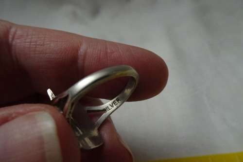 Stunning Sterling Silver Ring with a Lion Motive 4.5 grams -  18 mm Dim