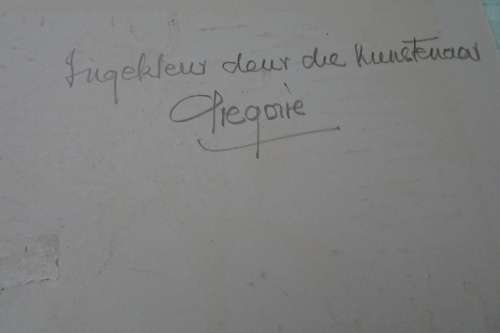 Very Interesting Gregoire Boonzaier 1909-2005  Linocut Hibiscus in Colour1974 Please see discription