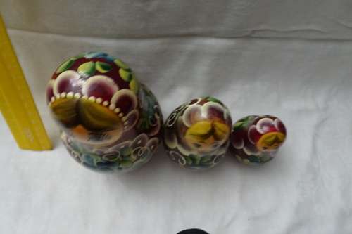 Set of Russian Babushka Dolls - 14 cm and down