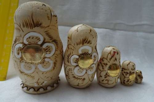 Set of Russian Babushka Dolls - 8.5 cm and down