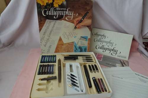 Sheaffer Calligraphy Set not complete please view images
