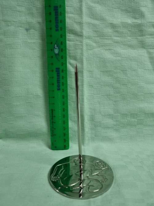 Carrol Boyes  Stainless Paper Peg Holder in Excellent Condition