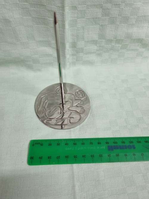 Carrol Boyes  Stainless Paper Peg Holder in Excellent Condition