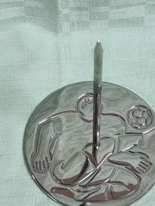 Carrol Boyes  Stainless Paper Peg Holder in Excellent Condition