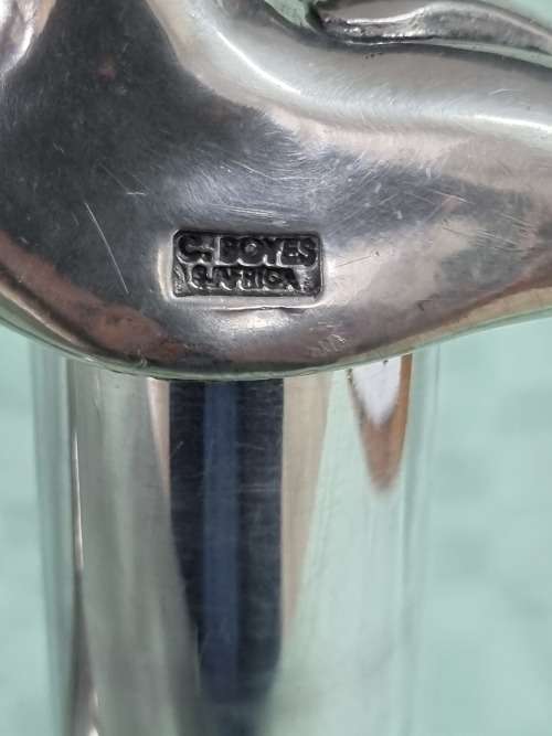 Carrol Boyes  Stainless Paper Towel Holder in Excellent Condition