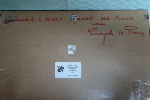 Framed Oil on Board "Spring Blossoms" signed Engela Le Roux in Beautiful Frame