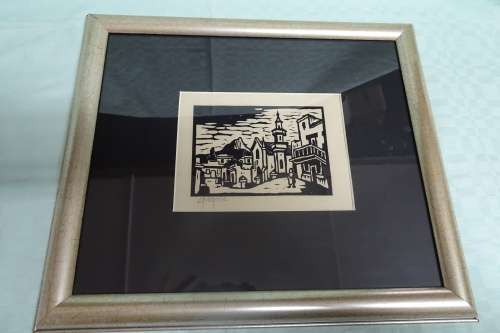 Gregoire Boonzaier 1909 - 2005  Bo-Kaap- Signed in Pencil