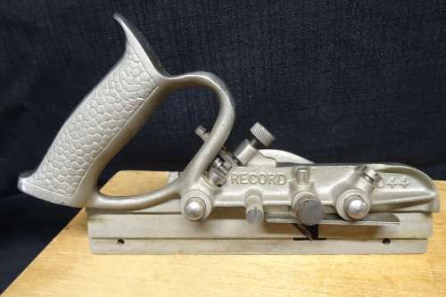 Vintage Record 044 Plough Plane with Blades in Wooden Box made in England