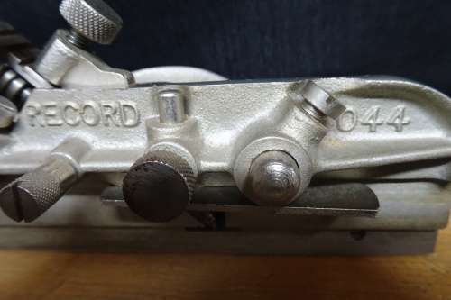 Vintage Record 044 Plough Plane with Blades in Wooden Box made in England