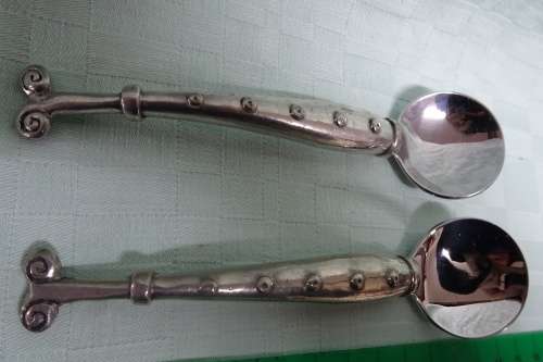 2 x Carrol Boyes Condiment Spoons in Great Condition and Clearing Marked (Bidding per Piece)